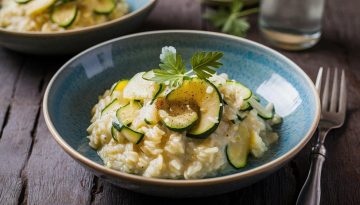 Ριζότο με κολοκυθάκια