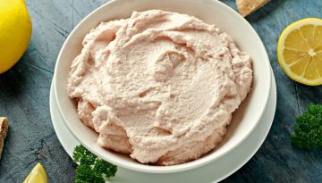 Ταραμοσαλάτα με βελούδινη υφή