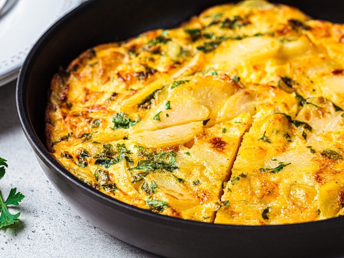 Τυρένια φριτάτα με πατάτα