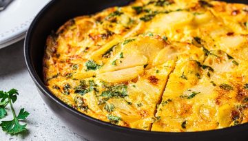 Τυρένια φριτάτα με πατάτα