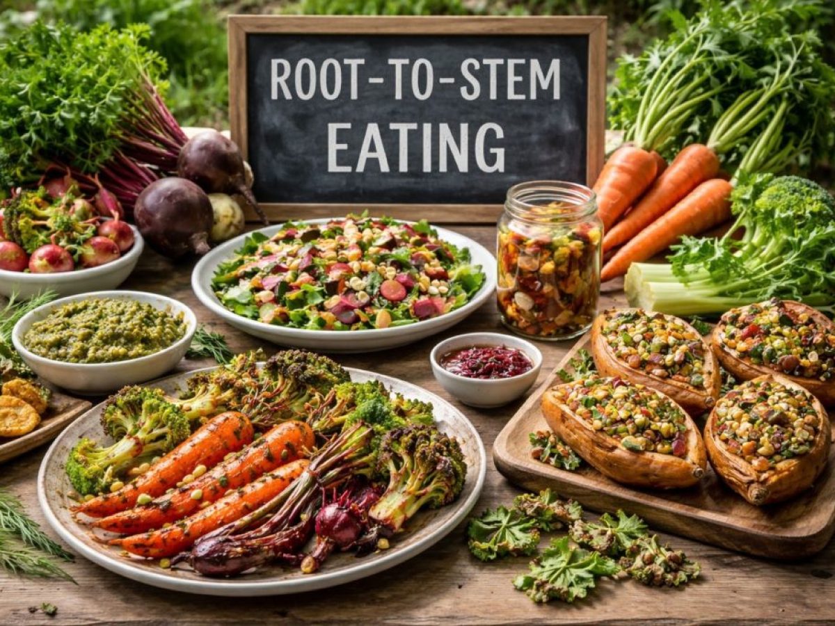 Root-to-Stem Eating: Η βιώσιμη τάση που αλλάζει τον τρόπο που τρώμε