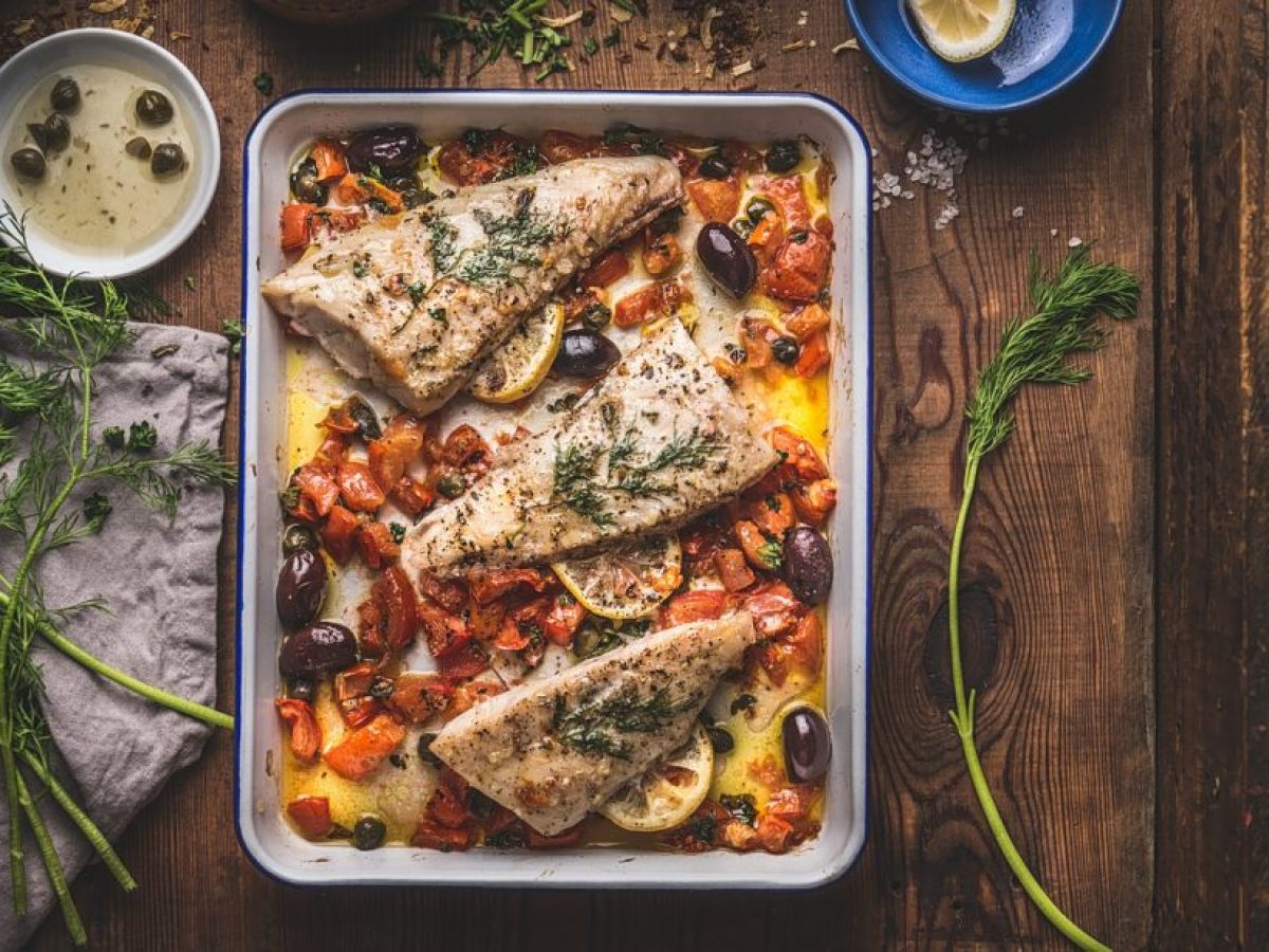 Μπακαλιάρος στον φούρνο