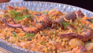 Γιουβέτσι χταπόδι στην κατσαρόλα