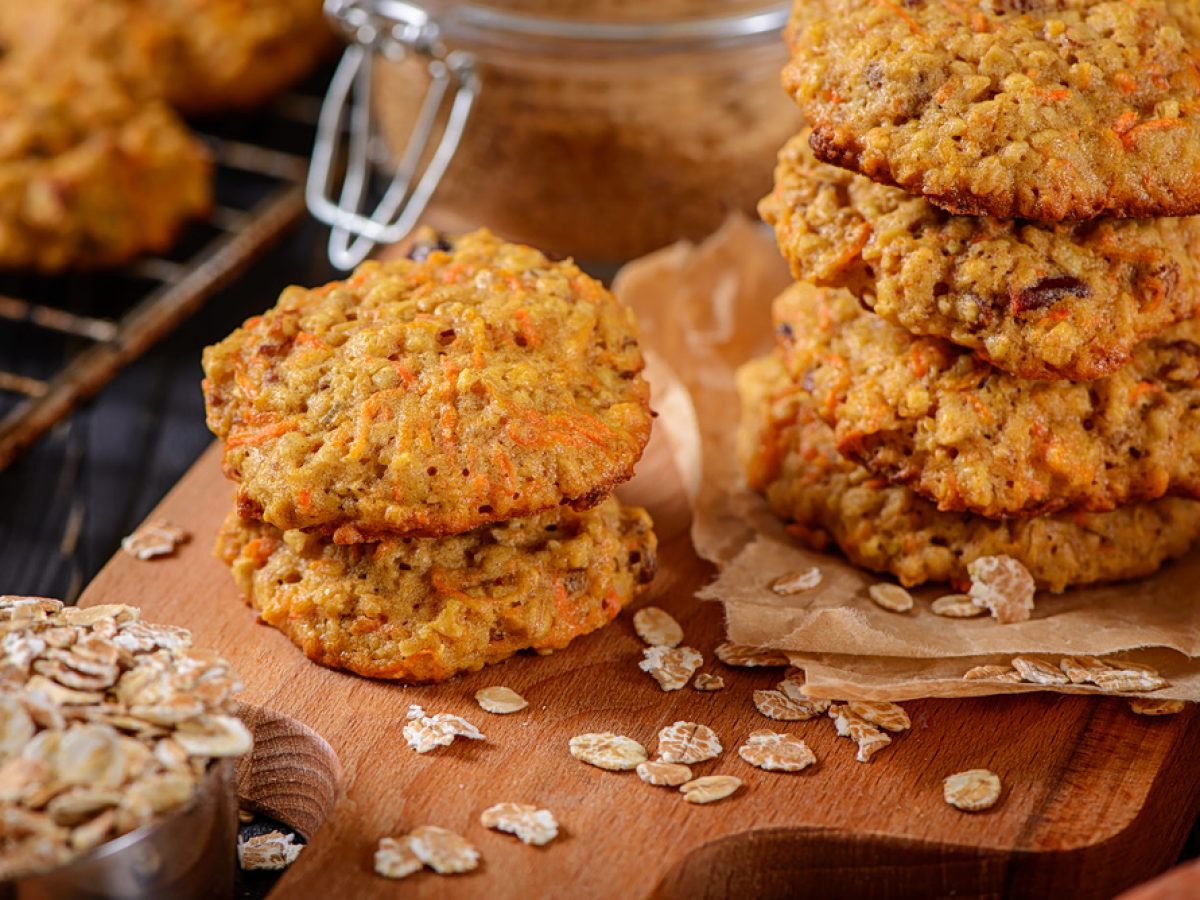 Μοσχομυριστά μπισκότα καρότου