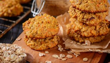 Μοσχομυριστά μπισκότα καρότου