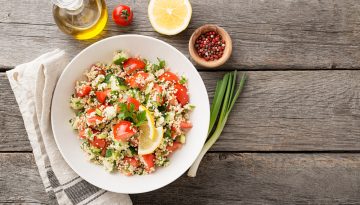 Σαλάτα κους κους με ντοματίνια