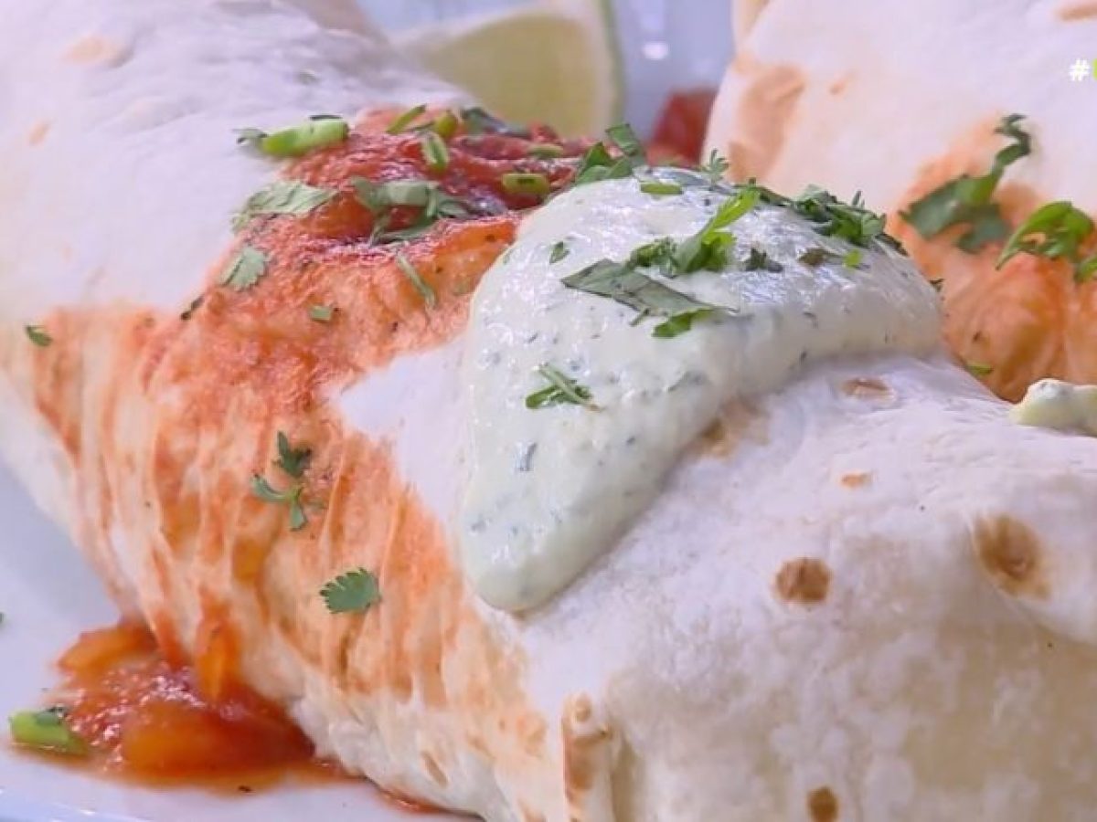 Chimichanga με κοτόπουλο και αβοκάντο