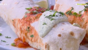 Chimichanga με κοτόπουλο και αβοκάντο