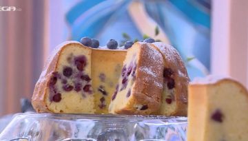 Κέικ λεμόνι με blueberries