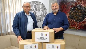 Παράδοση ιατροφαρμακευτικού υλικού για ανθρωπιστική αποστολή στη Μαδαγασκάρη