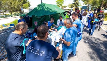 Ασκηση ετοιμότητας για σεισμό και πυρκαγιά στο νοσοκομείο Παπαγεωργίου