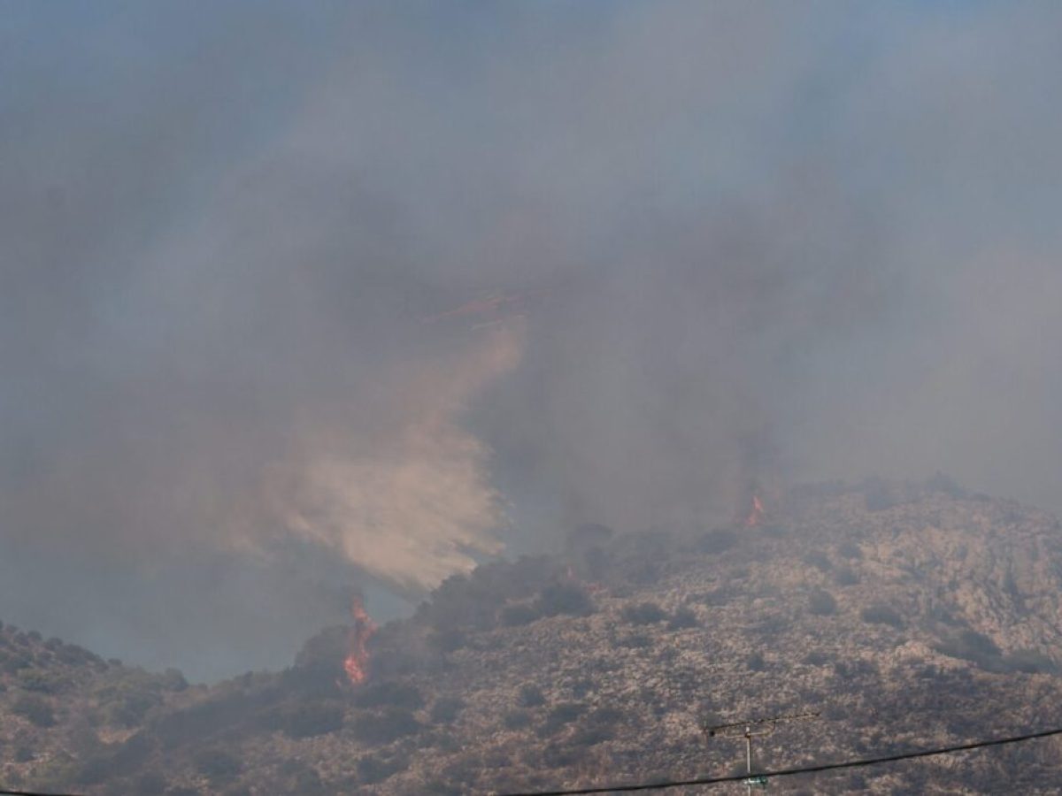Φωτιά στη Σαλαμίνα: Εντοπίστηκαν δύο σοροί στα Περιστέρια – 5 άτομα στο Κέντρο Υγείας – Σε αυξημένη ετοιμότητα το ΕΚΑΒ