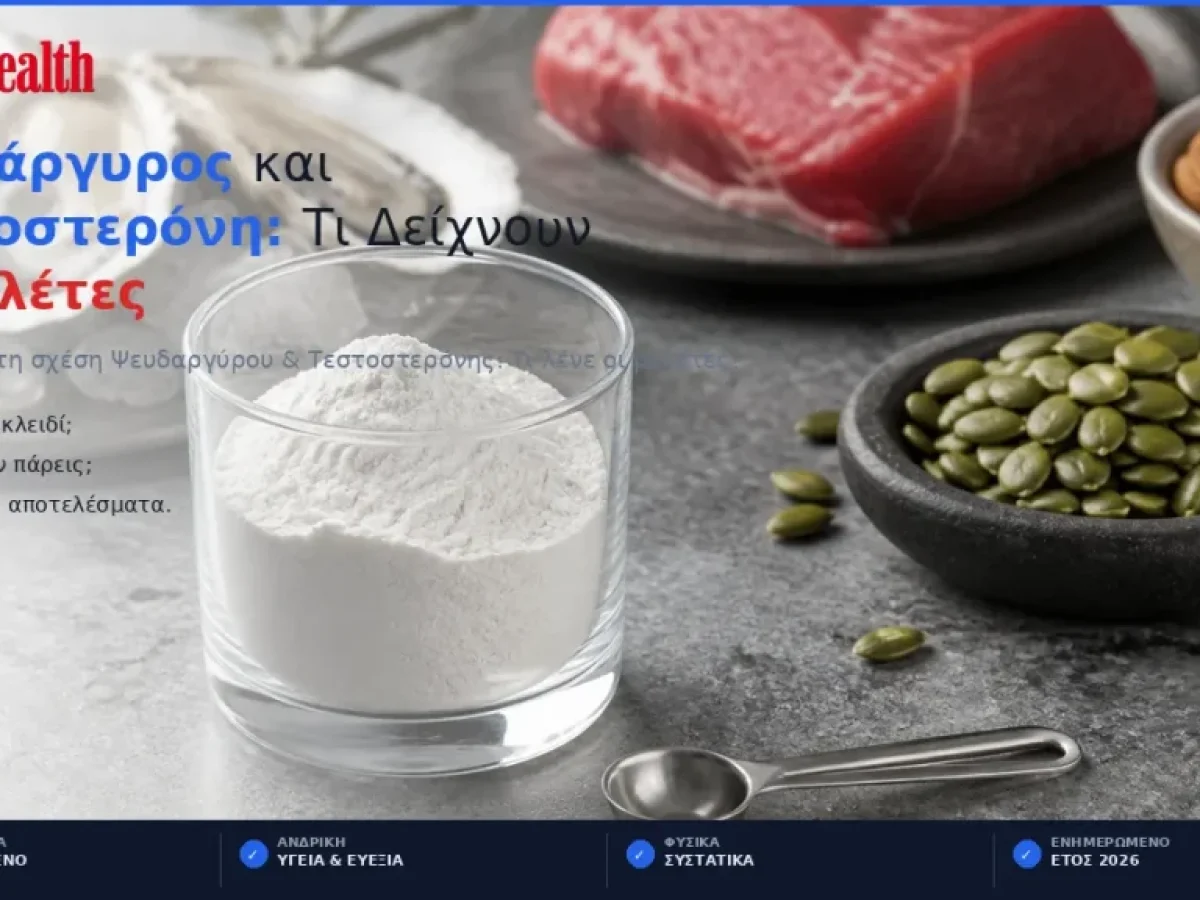 &Psi;&epsilon;&upsilon;&delta;ά&rho;&gamma;&upsilon;&rho;&omicron;&sigmaf; &kappa;&alpha;&iota; &Tau;&epsilon;&sigma;&tau;&omicron;&sigma;&tau;&epsilon;&rho;ό&nu;&eta;: &Tau;&iota; &Delta;&epsilon;ί&chi;&nu;&omicron;&upsilon;&nu; &omicron;&iota; &Mu;&epsilon;&lambda;έ&tau;&epsilon;&sigmaf; &ndash; Mens Health